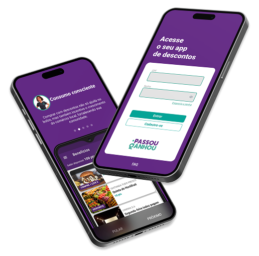 App Passou Ganhou em smartphone